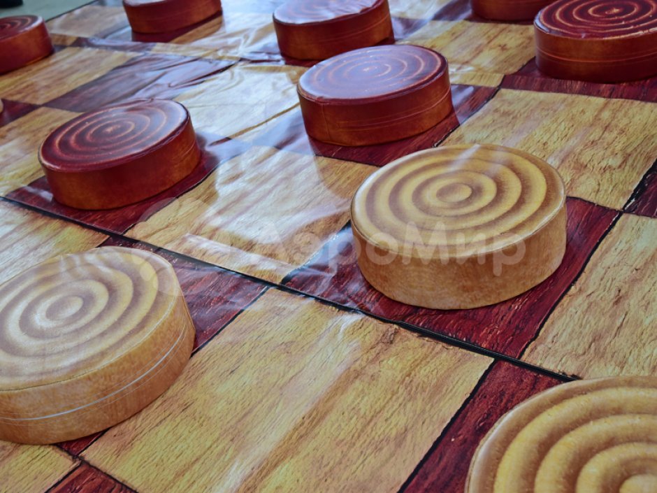 Гигантские шашки — 24 фигуры