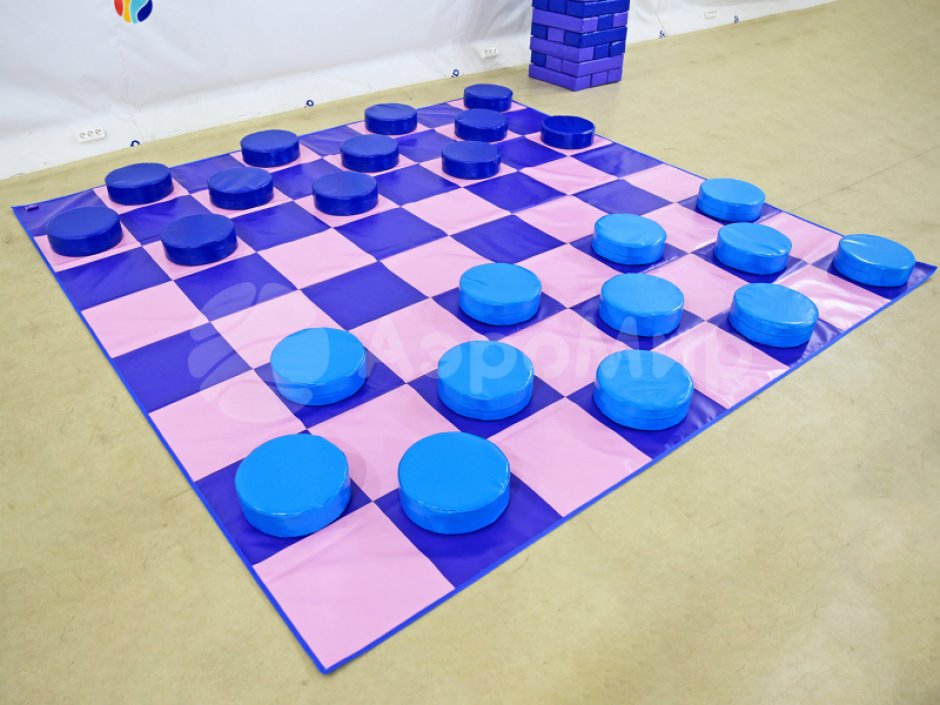 Гигантские шашки — 24 фигуры