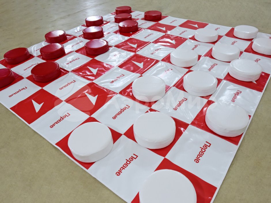 Гигантские шашки — 24 фигуры