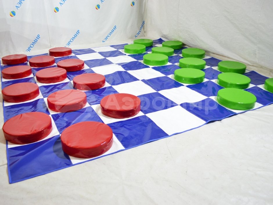 Гигантские шашки — 24 фигуры