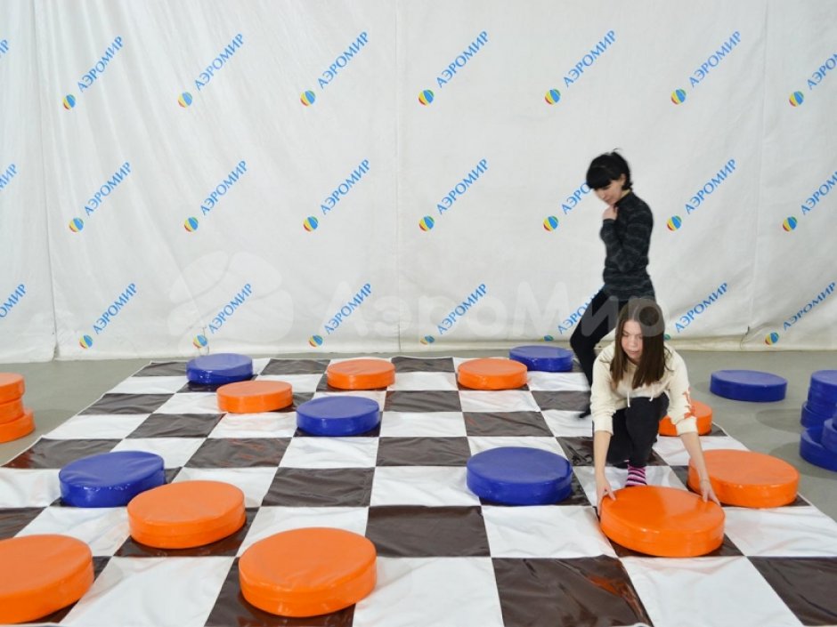 Гигантские шашки — 24 фигуры