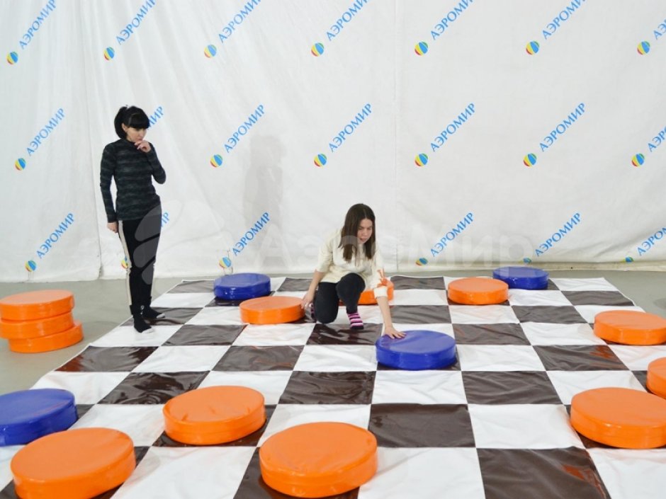 Гигантские шашки — 24 фигуры