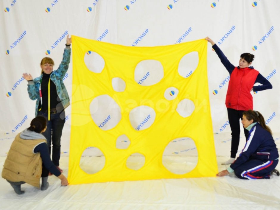 Гигантский сыр — детский реквизит для игр, аниматоров