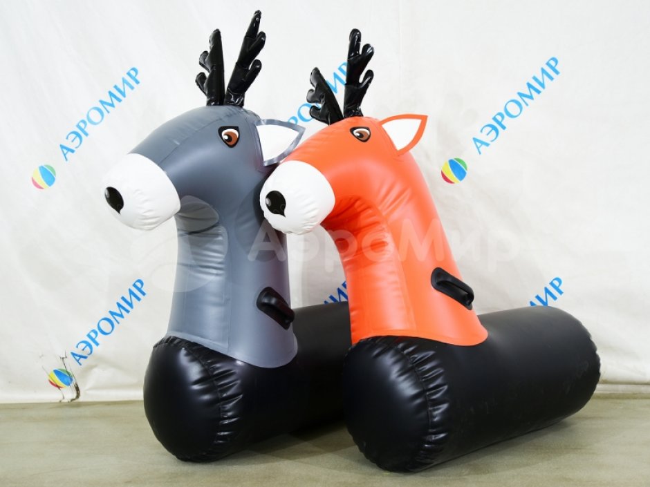 Командный реквизит Оленьи бега — для скачек и забегов, эстафет и развлечений