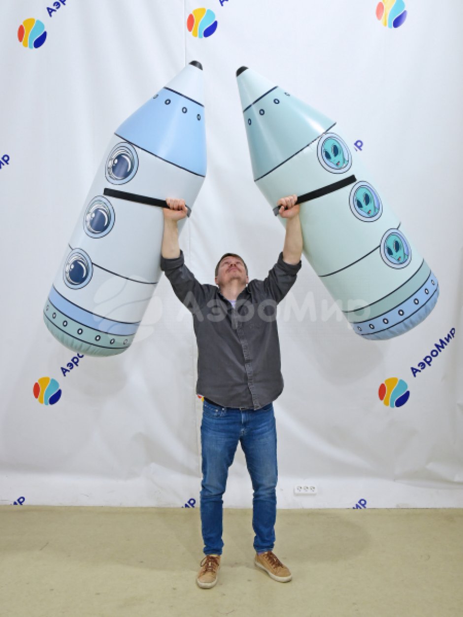 Надувная торпеда Скачки на ёжике — реквизит для эстафет, соревнований и веселых стартов