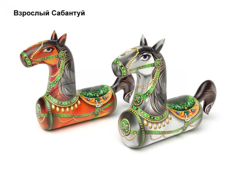 Лошадиные скачки — командный игровой реквизит для забегов и эстафет