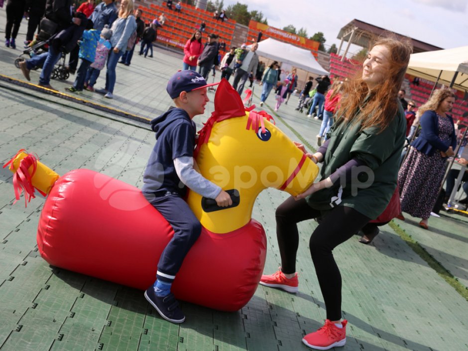 Лошадиные скачки — командный игровой реквизит для забегов и эстафет