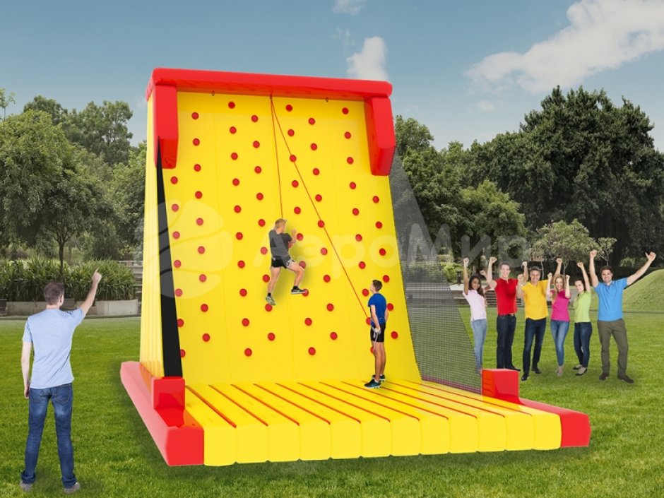 Надувной скалодром