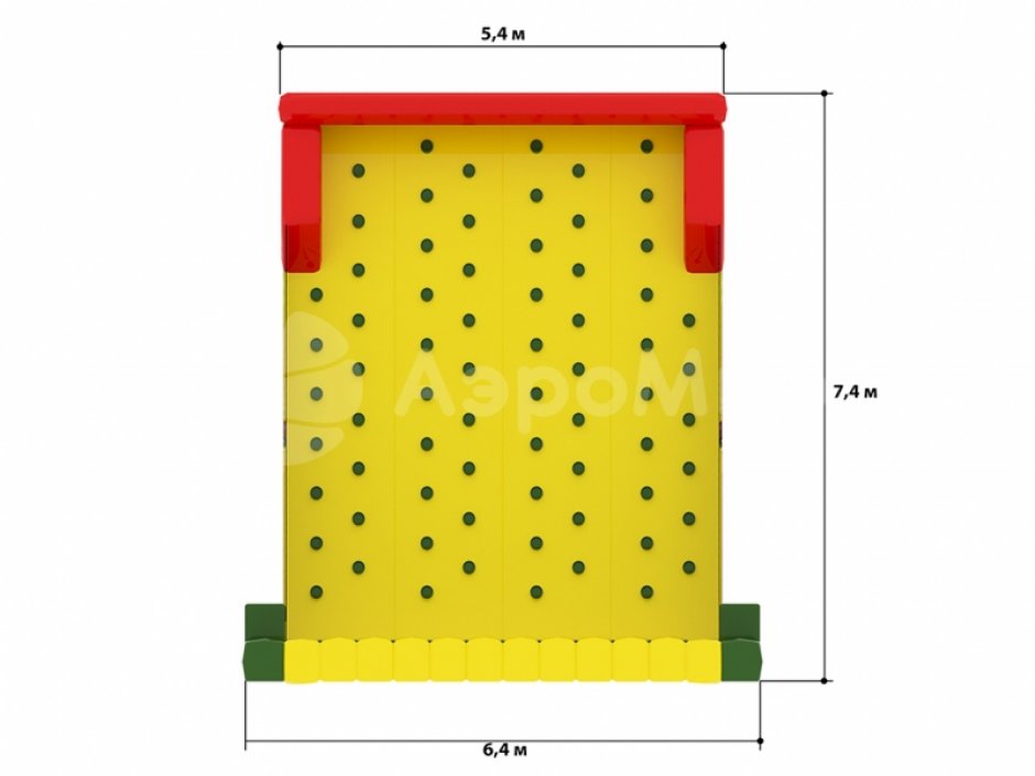 Надувной скалодром