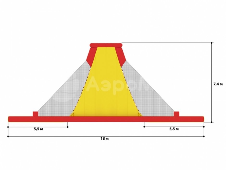 Надувной скалодром