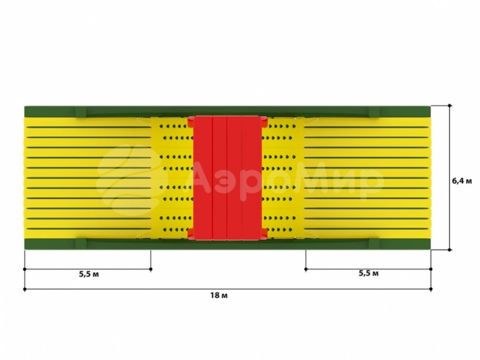 Надувной скалодром