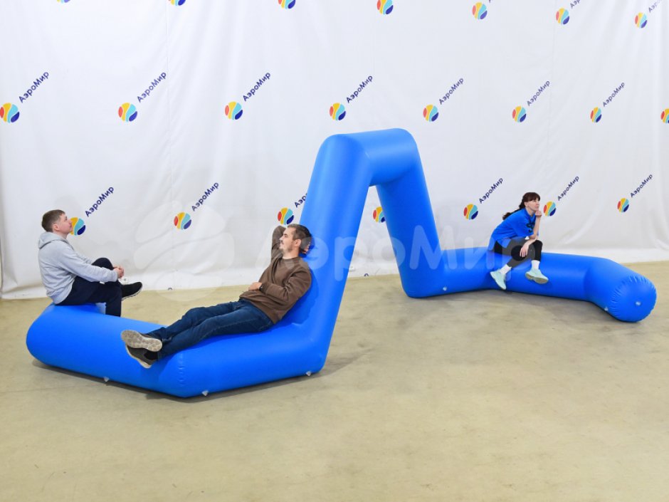 Надувная скамейка для мероприятий