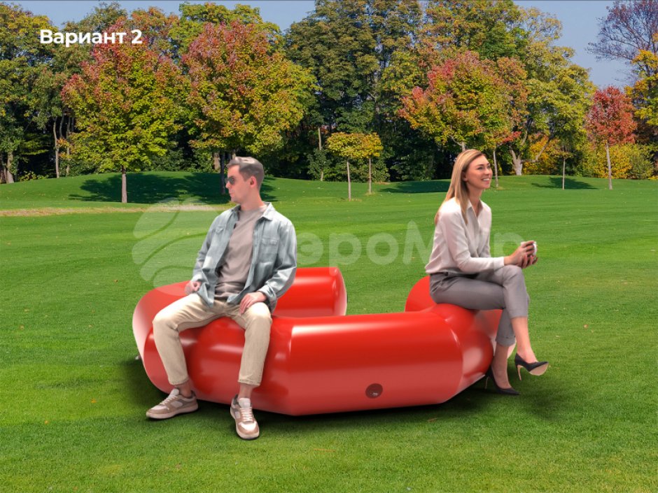 Надувная скамейка Кольцо