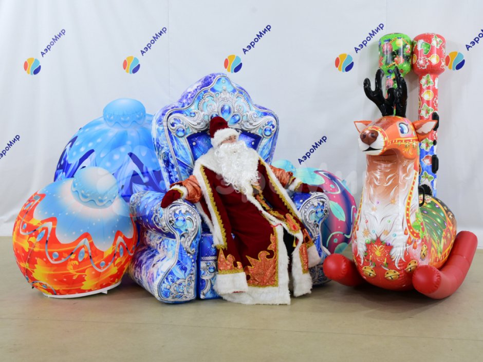 Надувная фигура качалка Олень