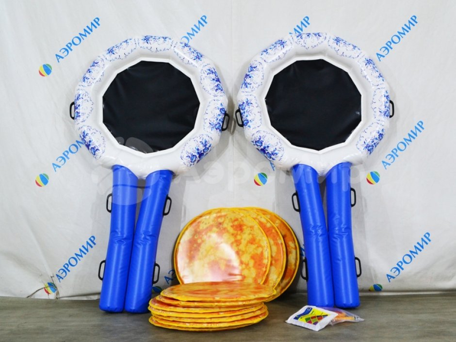 Командная забава — лови сковородкой