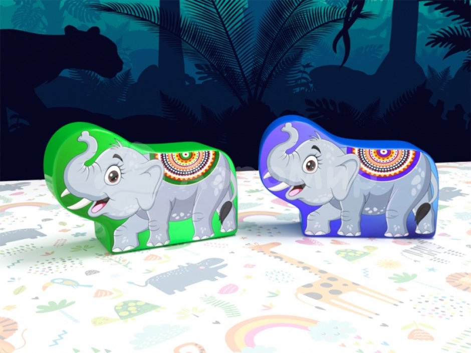 Мягкая фигура-кресло «Слоник»