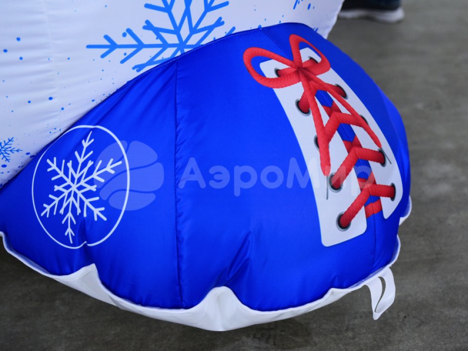 Надувной снеговик Стандарт 2.0 для улицы с подсветкой