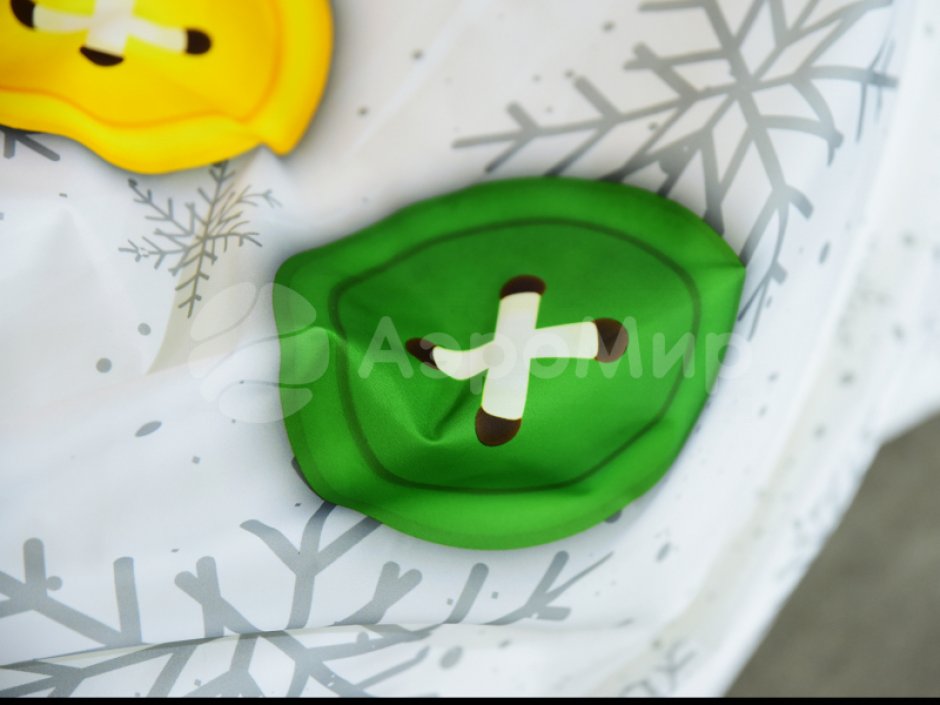 Новогоднее кресло-мешок «Снеговик»