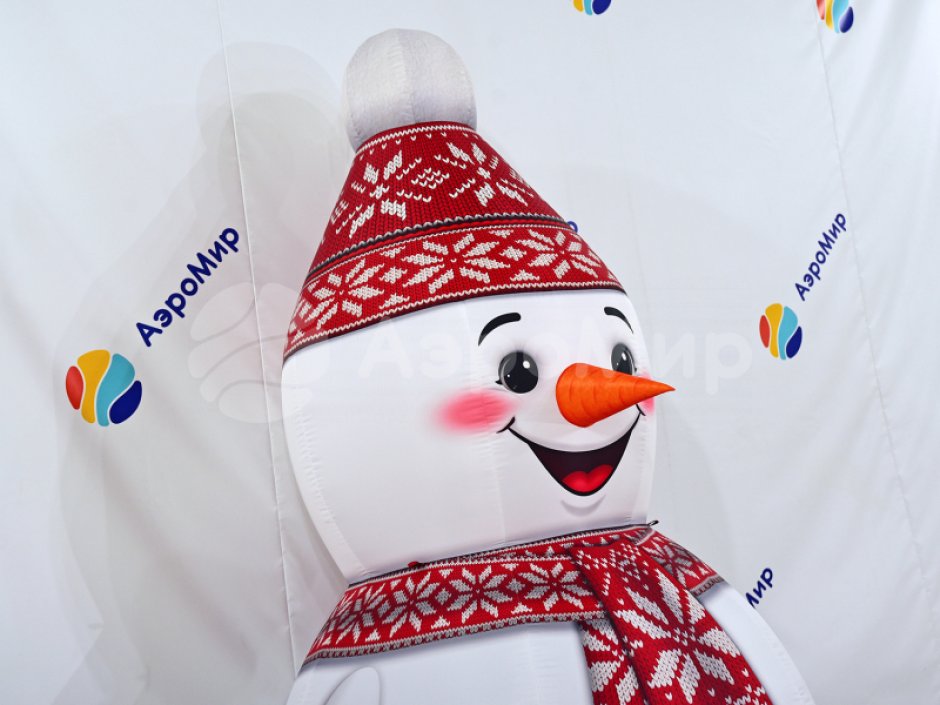 Снеговик Лайт — праздничная фигура для зимних площадок