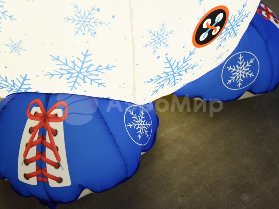 Надувной снеговик Стандарт 2.0 для улицы с подсветкой