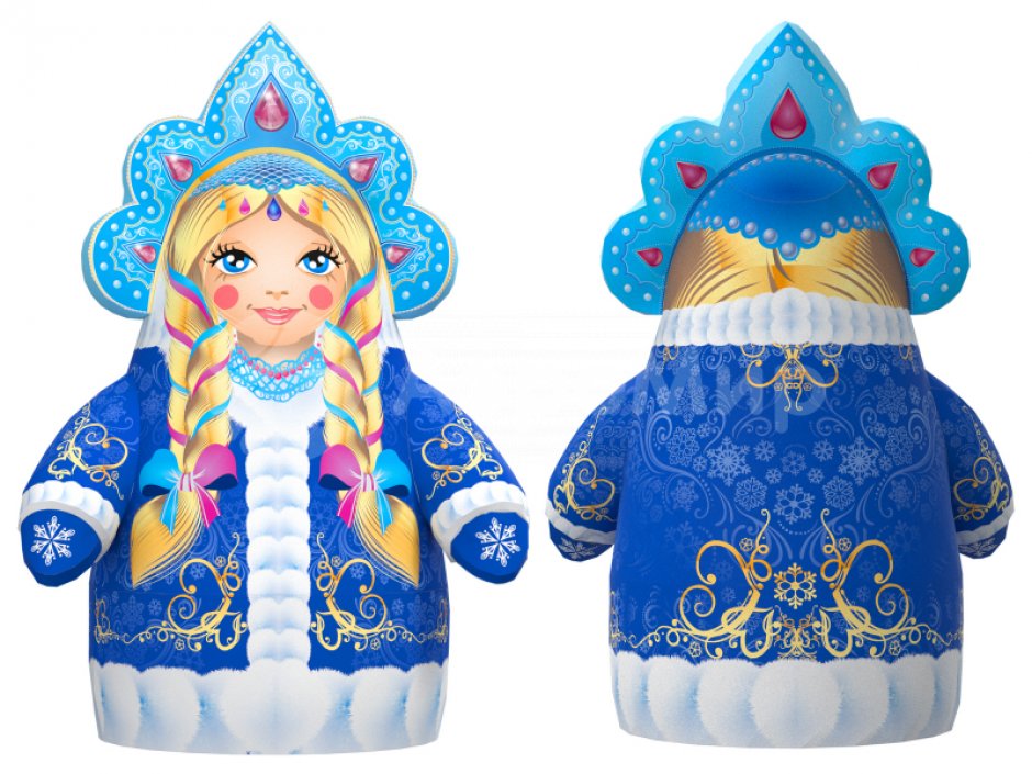 Надувная Снегурочка Лайт 2.0