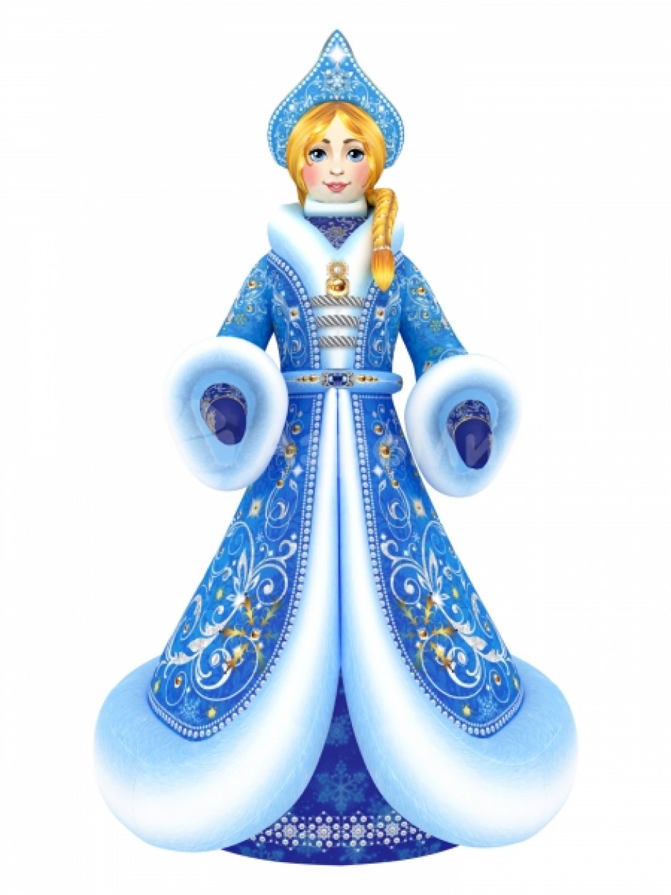 Надувная Снегурочка премиум 2.0