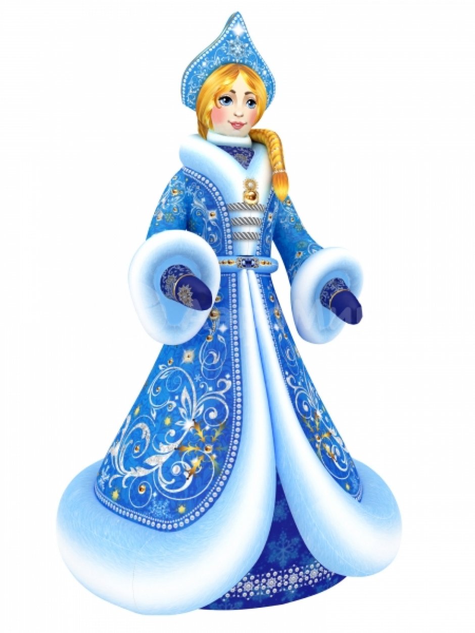 Надувная Снегурочка премиум 2.0