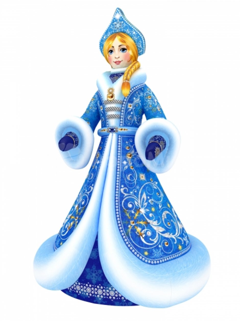 Надувная Снегурочка премиум 2.0