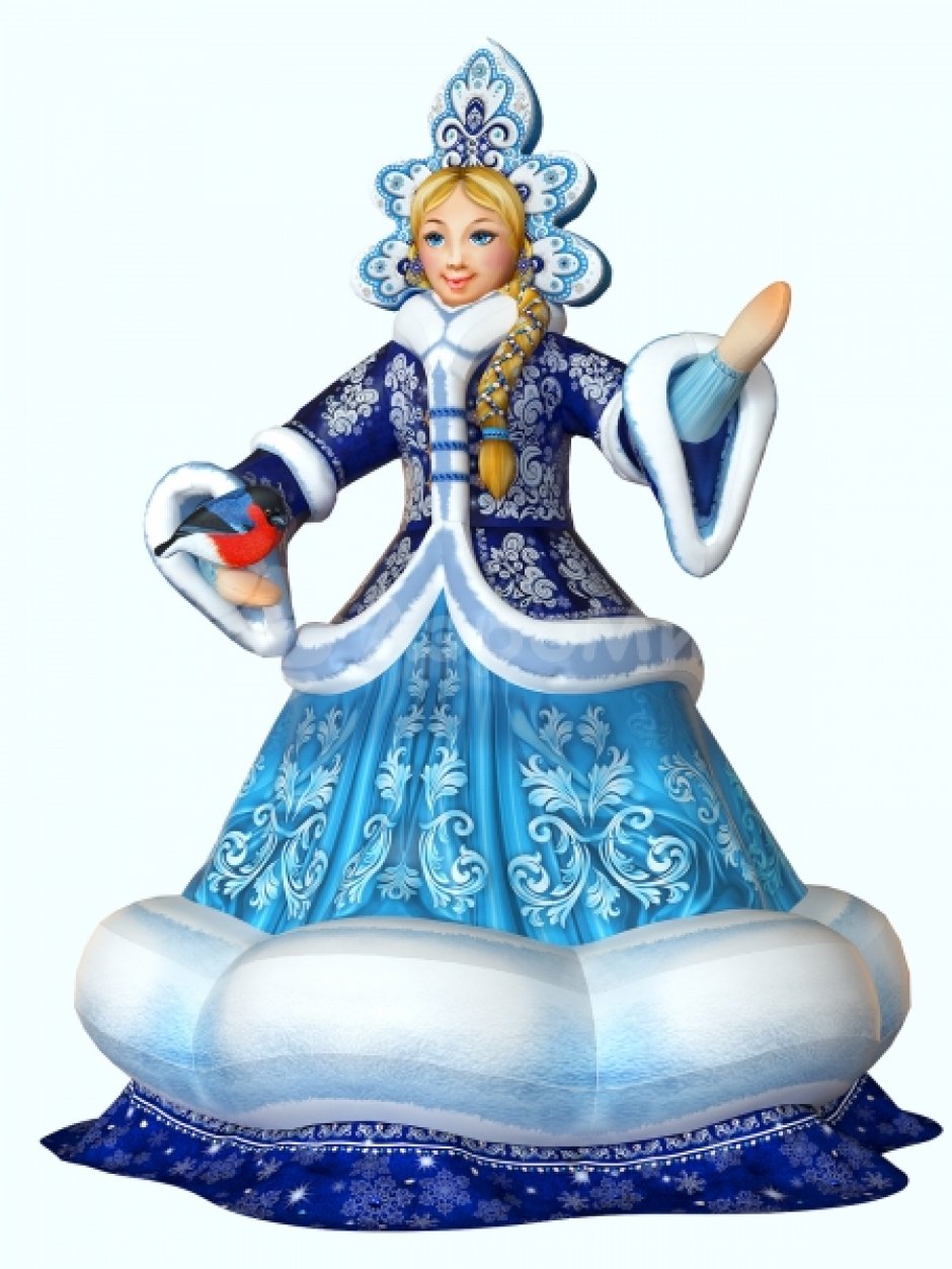 Надувная Снегурочка Эксклюзив — новогодняя фигура с высокой детализацией