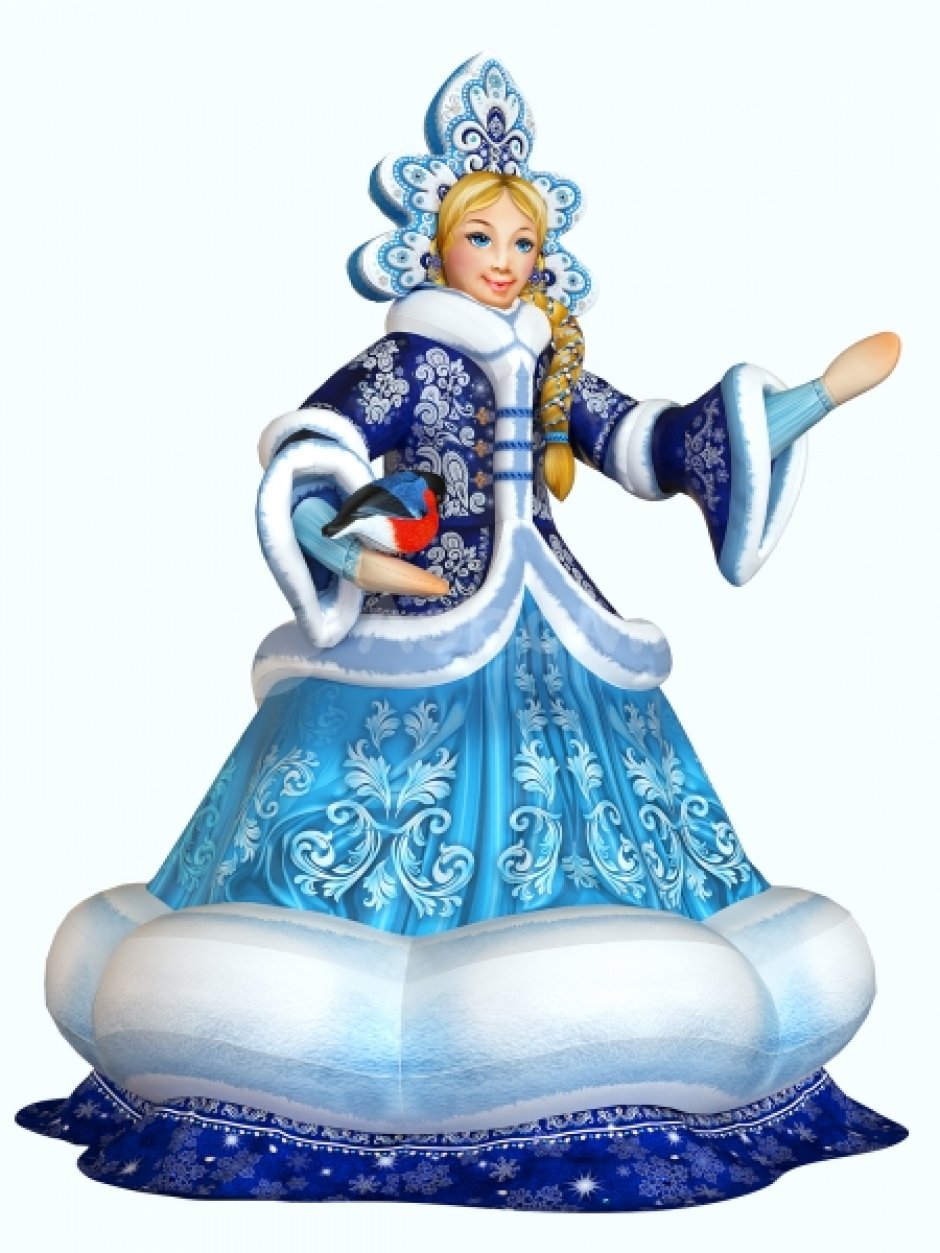 Надувная Снегурочка Эксклюзив — новогодняя фигура с высокой детализацией