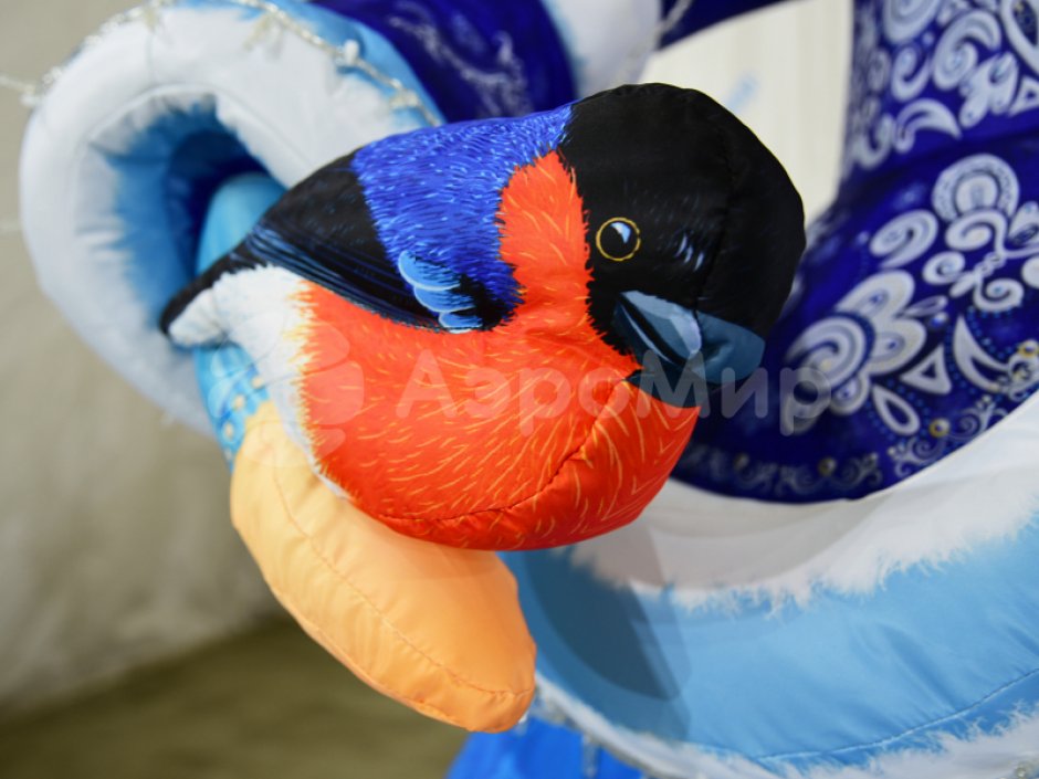 Надувная Снегурочка Эксклюзив — новогодняя фигура с высокой детализацией