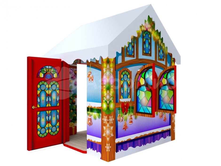 Сказочный снежный домик