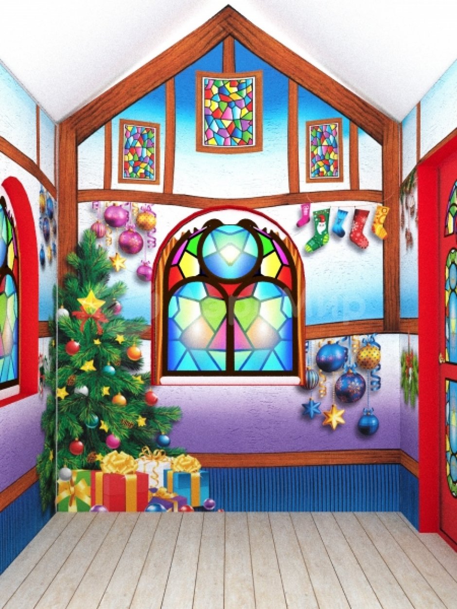 Сказочный снежный домик