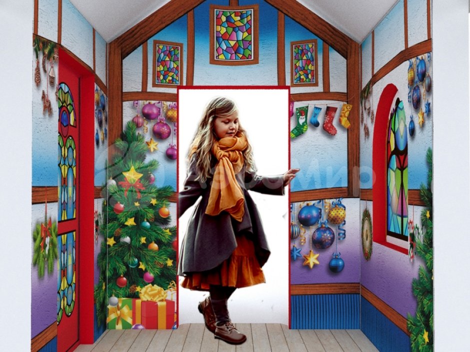 Сказочный снежный домик