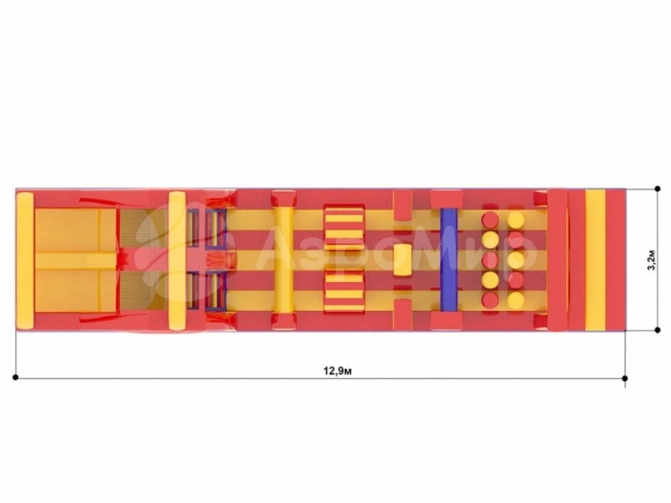 Надувной лабиринт СНП-05