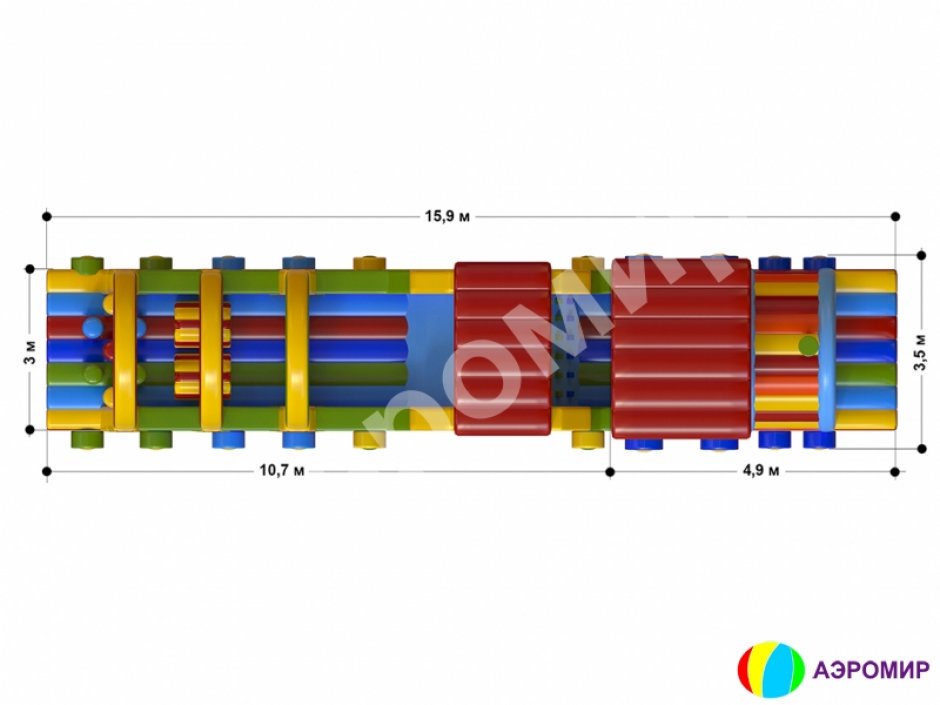 Надувной лабиринт СНП-10