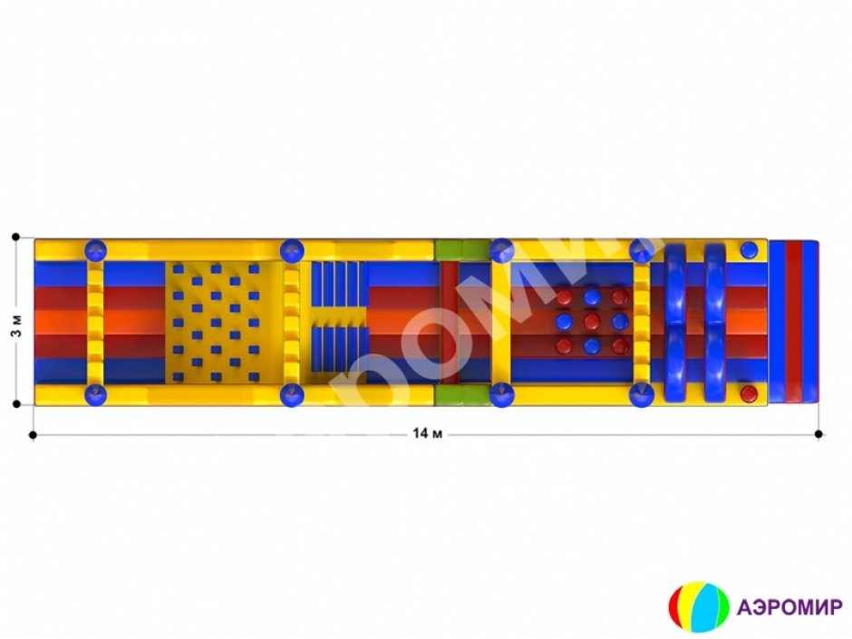Надувной лабиринт СНП-19