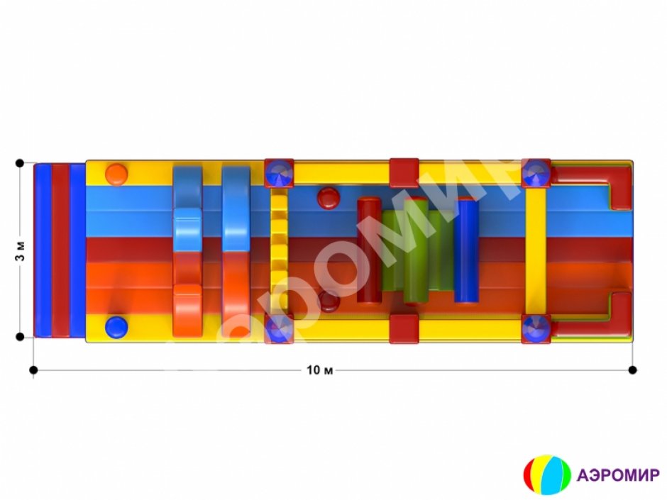 Надувной лабиринт СНП-23