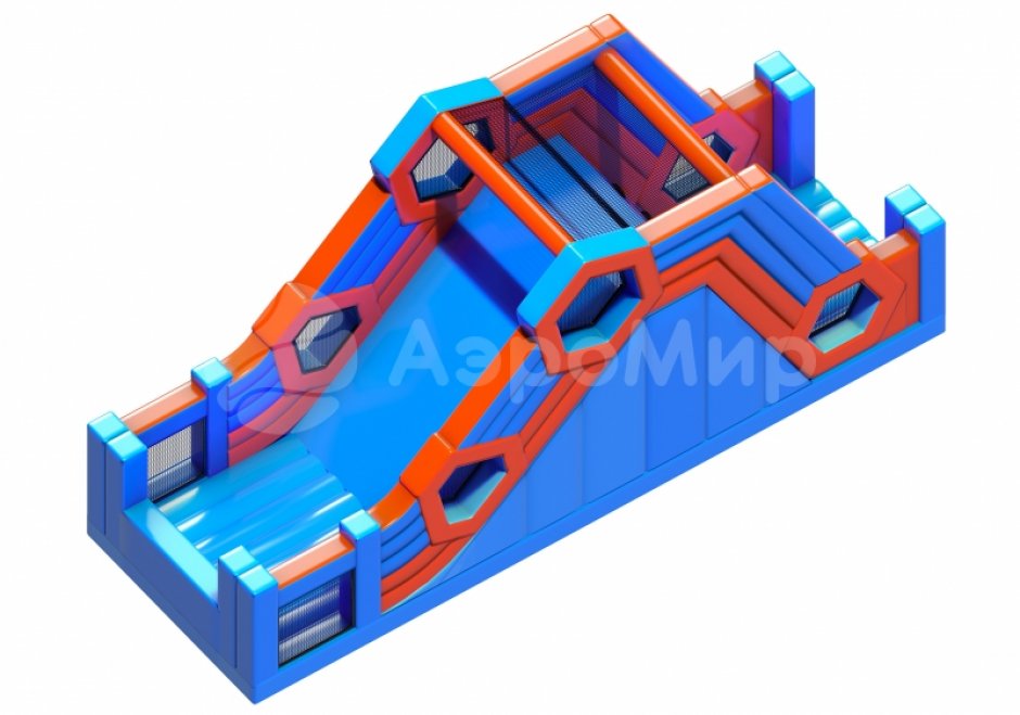 Надувная полоса препятствий СНП-52