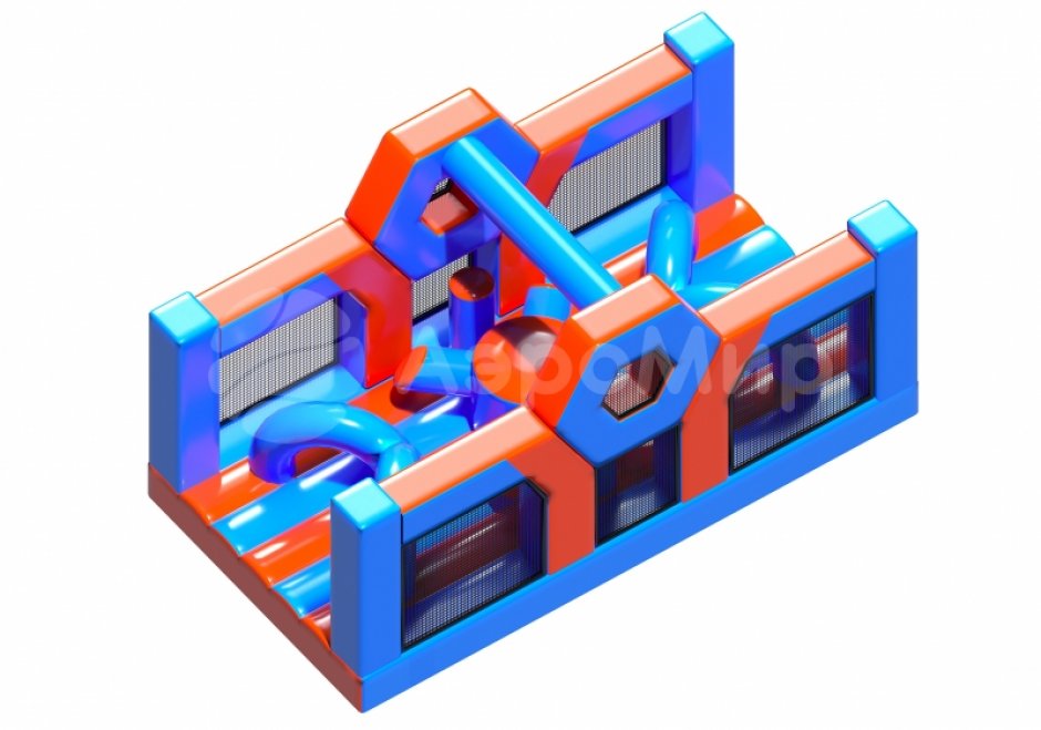 Надувная полоса препятствий СНП-53