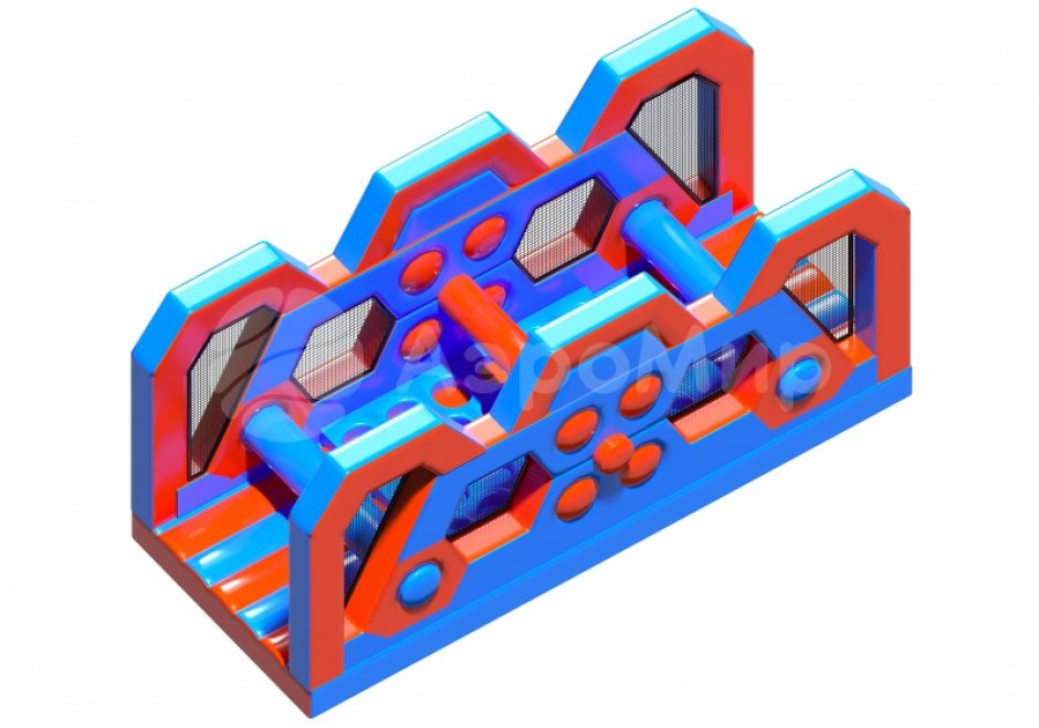 Надувная полоса препятствий СНП-54