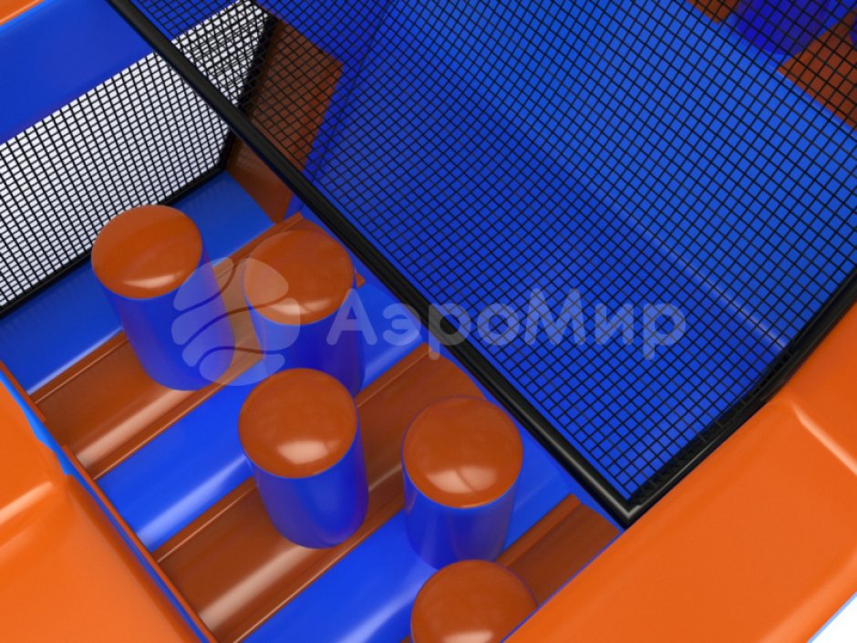 Надувная полоса препятствия СНП-58