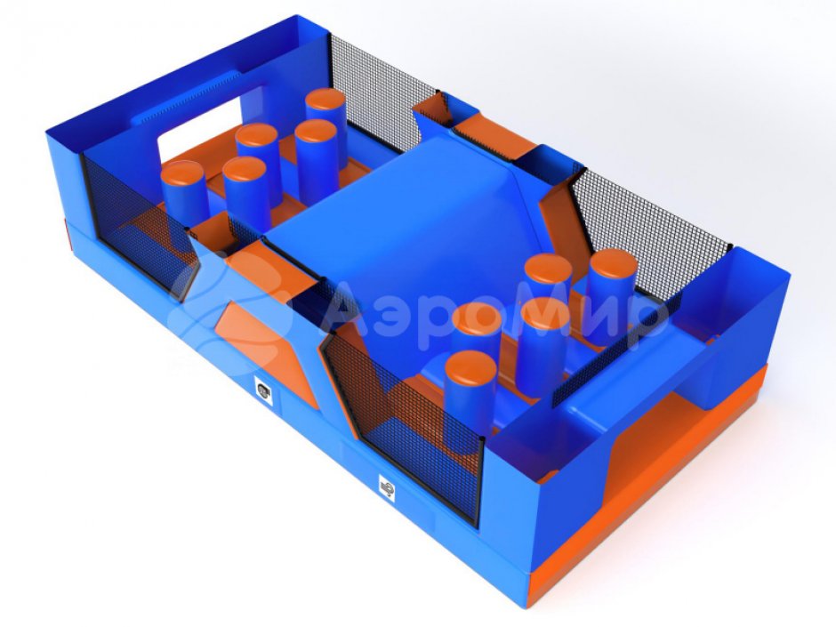 Надувная полоса препятствия СНП-58