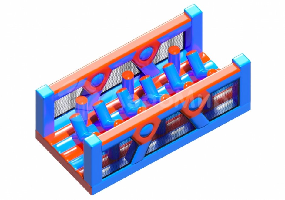 Надувная полоса препятствий СНП-60