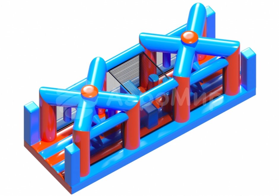 Надувная полоса препятствий СНП-61