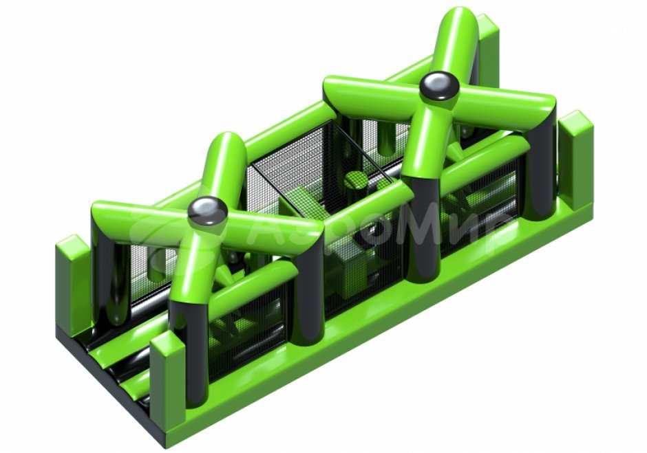 Надувная полоса препятствий СНП-61