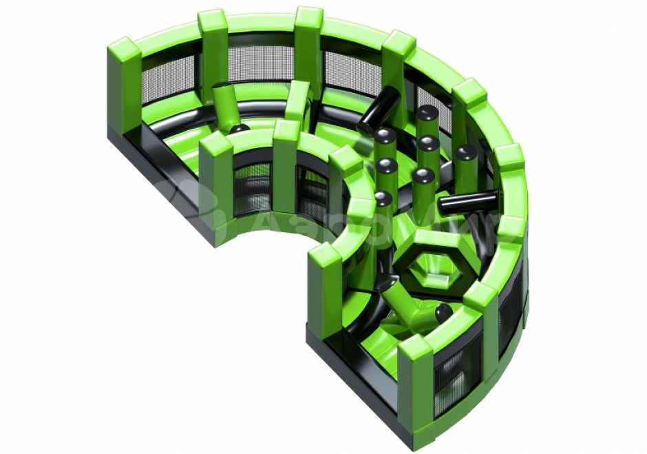 Надувная полоса препятствий СНП-63