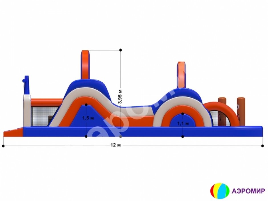Надувной лабиринт СНП-07