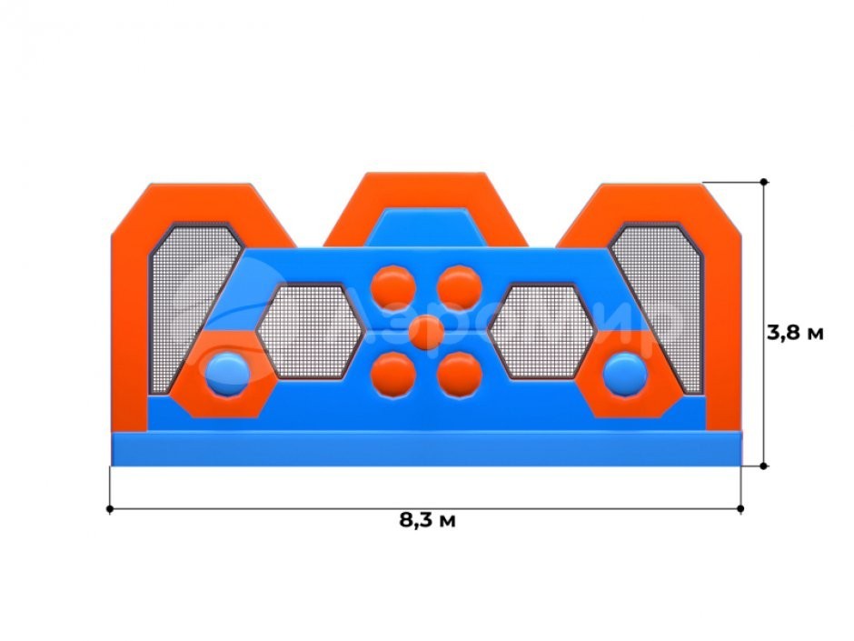 Надувная полоса препятствий СНП-54