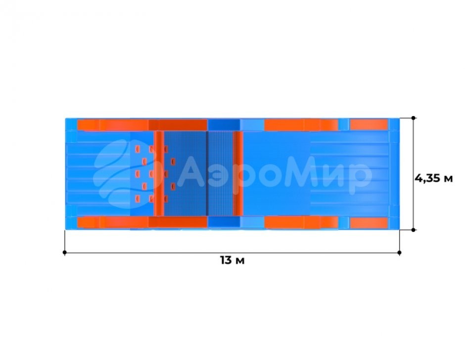 Надувная полоса препятствий СНП-52